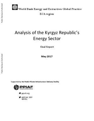 Analysis of the Kyrgyz Republic’s Energy Sector