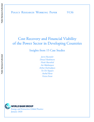 Cost Recovery and Financial Viability of the Power Sector in Developing Countries