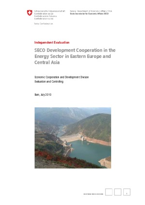 SECO Development Cooperation in the Energy Sector in Eastern Europe and Central Asia: Independent Evaluation