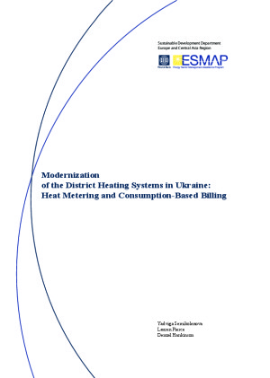 Modernization of the District Heating Systems in Ukraine: Heat Metering and Consumption-Based Billing